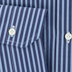 Barba Napoli Navy Blue Shirt - Extra Slim - 15/38 - (I1U13T335210)