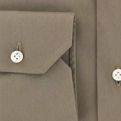 Barba Napoli Brown Solid Shirt - Extra Slim - (380812U13T) - Parent