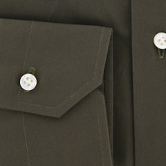Barba Napoli Olive Green Shirt - Extra Slim - (R135U13T) - Parent
