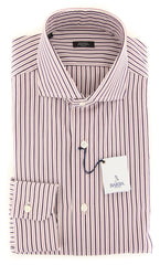 Barba Napoli Red Striped Shirt - Extra Slim - (I1U82U13R) - Parent