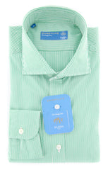 Barba Napoli Green Shirt - Extra Slim - 15.5/39 - (I1U13R441801U)