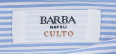 Barba Napoli Light Blue Striped Shirt -Extra Slim - (LI491318U47R) - Parent