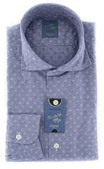 Barba Napoli Blue Micro-Check Shirt - Extra Slim - (BNLI49782U13R) - Parent