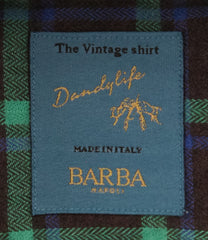 Barba Napoli Brown Plaid Shirt - Extra Slim - (BN00ST7R) - Parent
