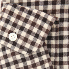 Barba Napoli Brown Check Shirt - Extra Slim - (BN6474102X) - Parent