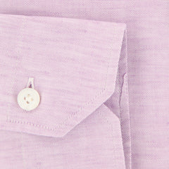 Barba Napoli Lavender Purple Melange Shirt - Extra Slim - (BNLIU188U13T) - Parent