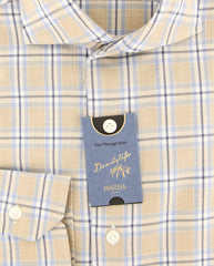 Barba Napoli Beige Plaid Shirt - Extra Slim - (BNU02470U13T) - Parent