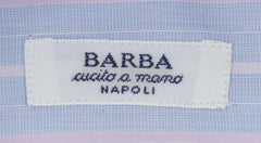Barba Napoli Light Blue Striped Shirt - Slim - (BNSHRTBLUX140) - Parent