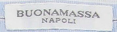 New Buonamassa Napoli Light Blue Cotton Linen Shirt 17/43
