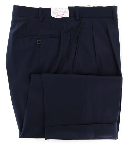 Brioni Midnight Navy Blue Pants - Extra Slim - (DELTA519R) - Parent