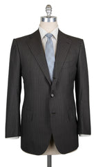 Cesare Attolini Dark Brown Striped Suit - (CA815174) - Parent