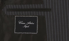 Cesare Attolini Dark Brown Striped Suit - (CA815174) - Parent