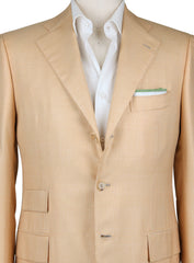 Cesare Attolini Orange Plaid Sportcoat - (CA32602227Y) - Parent