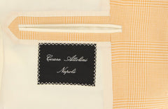 Cesare Attolini Orange Plaid Sportcoat - (CA32602227Y) - Parent