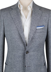Cesare Attolini Gray Wool Blend Sportcoat - (CAM35870117) - Parent