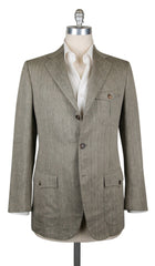Cesare Attolini Olive Green Sportcoat - 40/50 - (CA391132217)