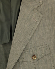 Cesare Attolini Olive Green Sportcoat - (CA391132217) - Parent