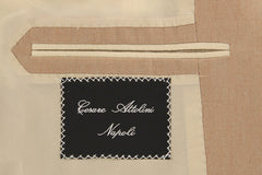 Cesare Attolini Cream Wool Solid Sportcoat - (CAP30719217) - Parent