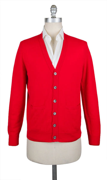 Cesare Attolini Red Sweater - Cardigan - (KW109T12POP) - Parent
