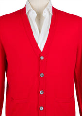 Cesare Attolini Red Sweater - Cardigan - (KW109T12POP) - Parent