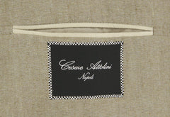 Cesare Attolini Olive Green Linen Sportcoat - (CA351211127) - Parent