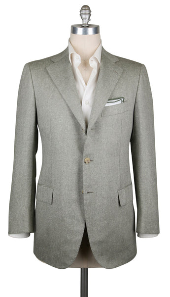 Cesare Attolini Olive Green Sportcoat - (CA301062V147) - Parent