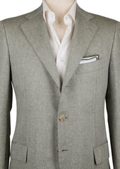 Cesare Attolini Olive Green Sportcoat - (CA301062V147) - Parent
