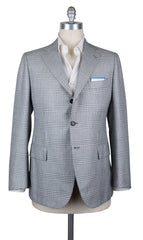 Cesare Attolini Light Gray Plaid Sportcoat - 40/50 - (CAM301064317)