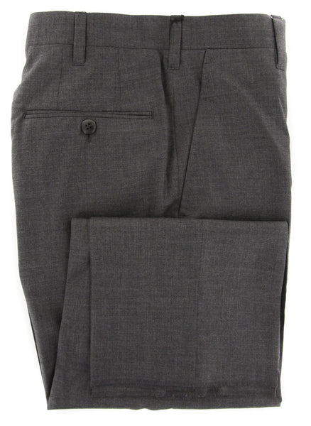 Cesare Attolini Charcoal Pants - Slim - (CAMPUW0SPMA02G11) - Parent