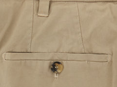 Cesare Attolini Beige Solid Pants - Slim - (CAS10CA17N11) - Parent