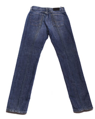 Cesare Attolini Denim Blue Solid Jeans - Slim - (1123) - Parent