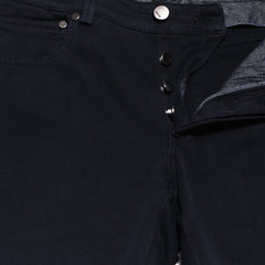 Cesare Attolini Navy Blue Solid Cotton Blend Pants - Slim - (1035) - Parent