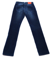 Cesare Attolini Denim Blue Solid Jeans - Slim - (1092) - Parent