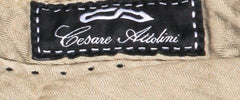 Cesare Attolini Brown Solid Cotton Pants - Slim - (1055) - Parent