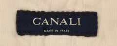 Canali Beige Solid Pants - Slim - (915309092877) - Parent