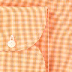 New Donnanna Orange Micro-Check Shirt - Extra Slim - (MCOORGWR1) - Parent
