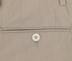 Donnanna Beige Plaid Pants - Slim - 40/56 - (LAZIO936175)