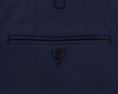 Donnanna Navy Blue Solid Pants - Slim - 42/58 - (LAZIO6018016653)