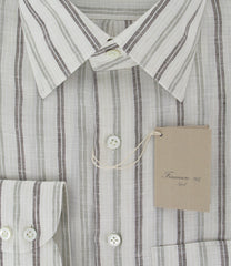Finamore Napoli Beige Shirt Medium