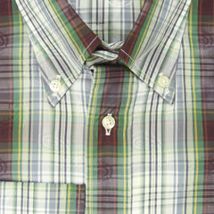 Etro Green Plaid Cotton Shirt - Slim - 15.75/40 - (HP)