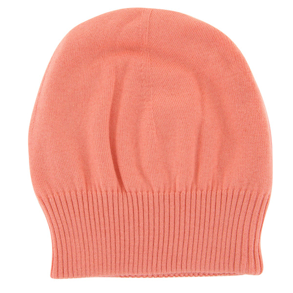 Fiori Di Lusso Pink Solid Cashmere Blend Beanie - (904) - Parent