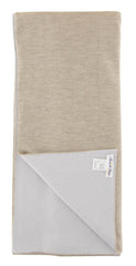 Fiori Di Lusso Beige Solid Cashmere Blend Long Scarf - 81" x 12.5" (919)