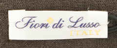 Fiori Di Lusso Dark Brown Cashmere Blend Cardigan - (724) - Parent