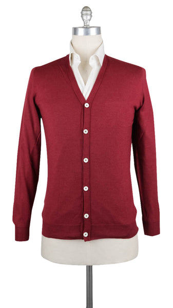 Fiori Di Lusso Red Cashmere Blend Cardigan - (716) - Parent