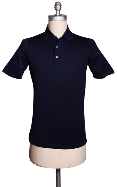 Fiori Di Lusso Midnight Blue Cotton Polo - (1702) - Parent