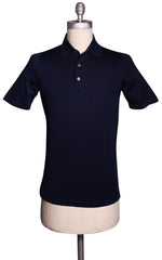 Fiori Di Lusso Midnight Blue Cotton Polo - (1702) - Parent