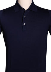 Fiori Di Lusso Midnight Blue Cotton Polo - (1702) - Parent