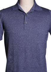 Fiori Di Lusso Blue Cotton Polo - (1708) - Parent