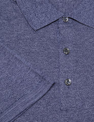 Fiori Di Lusso Blue Cotton Polo - (1708) - Parent