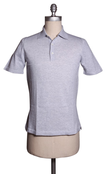 Fiori Di Lusso Gray Cotton Polo - (1707) - Parent